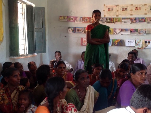 A girl formerly working at cotton farm. Now she attends to school, she shared how her life changed.