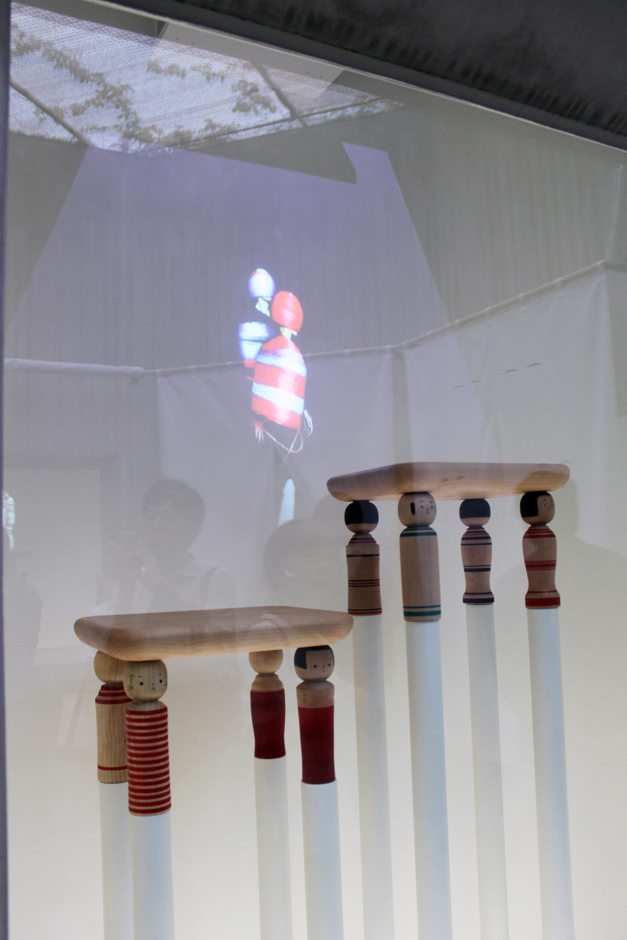 Kokeshi Stools - Spirit Video in the background