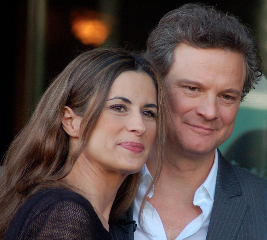 左がLivia Firth。夫であるColin Firthといっしょに。