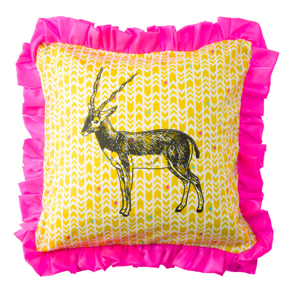 RAYMI CUSHION COVER(縦55cm×横55cm・45cm角クッション)¥4,700+税