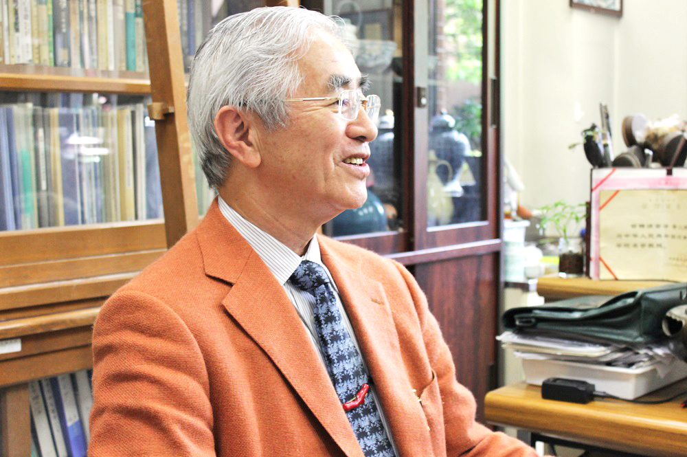 金澤晋二郎九州大学大学院特任教授。「なんでも挑戦してみる」のだそう。