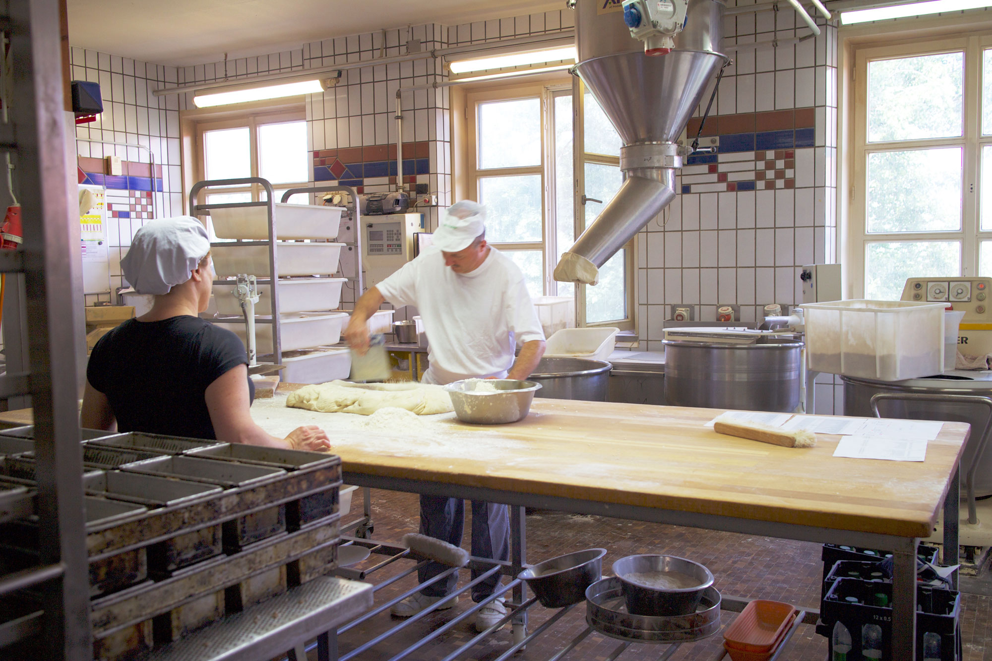 施設内のパン工房。（Photography: Mayuko Nakaishi）