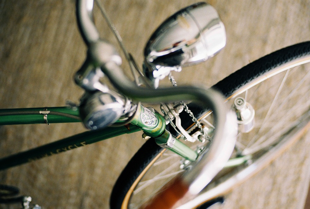 ヴィンテージのカスタム自転車の一例。